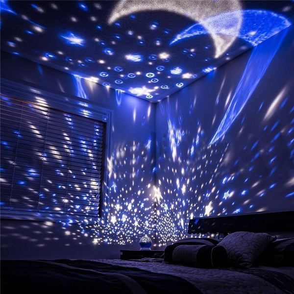 Un projecteur qui illumine votre chambre d'étoiles